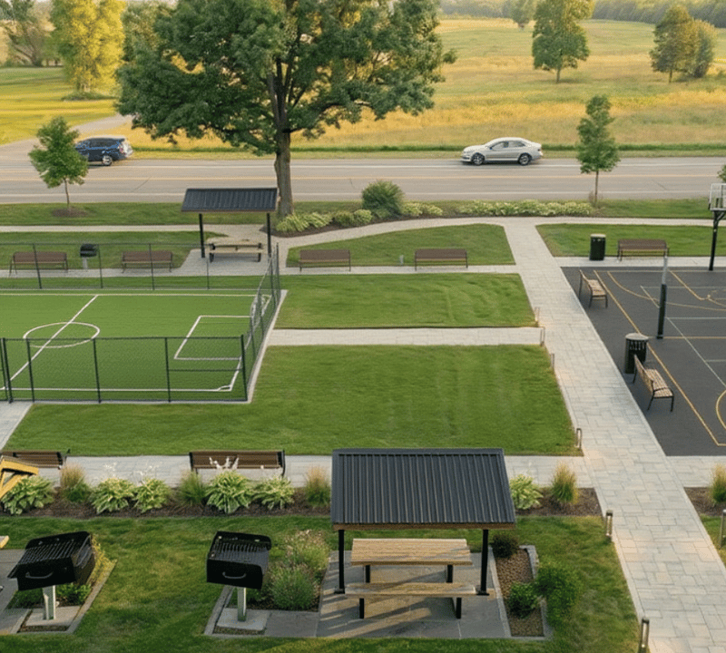 Canchas deportivas múltiples, Praderas del Sur Coita