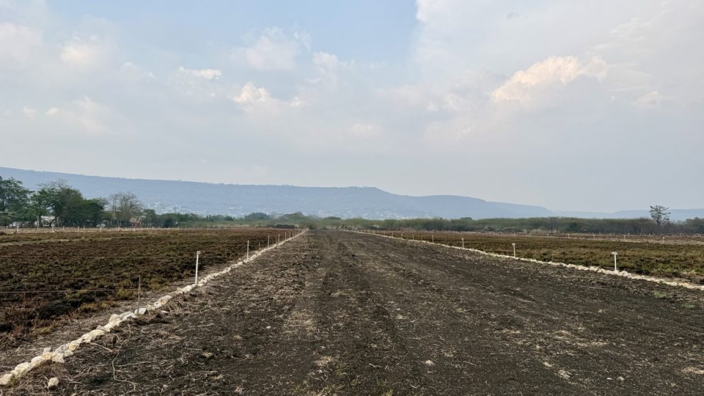 Terreno urbano en Coita, Ocozocoautla, Chiapas, con el pueblo al fondo