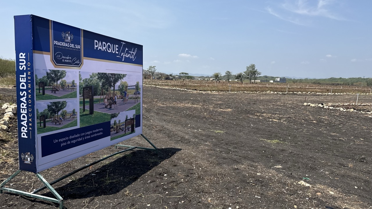 Terreno de Praderas del Sur en obra de arranque, Coita, Chiapas